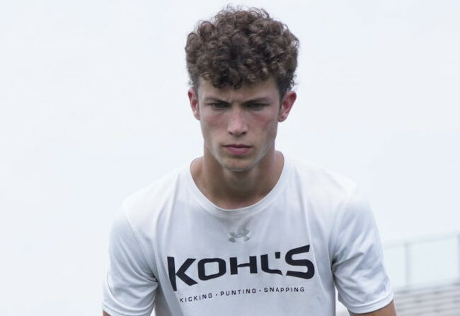 Q&A with Stuart Cramer kicker/punter Caleb Smith