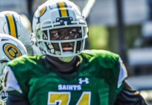 Q&A with Briarcrest Christian nose tackle Frederick Sanders
